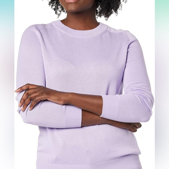 Amazon Essentials Sweaters - Amazon essentials aware woman’s pointelle‎ crew neck sweater